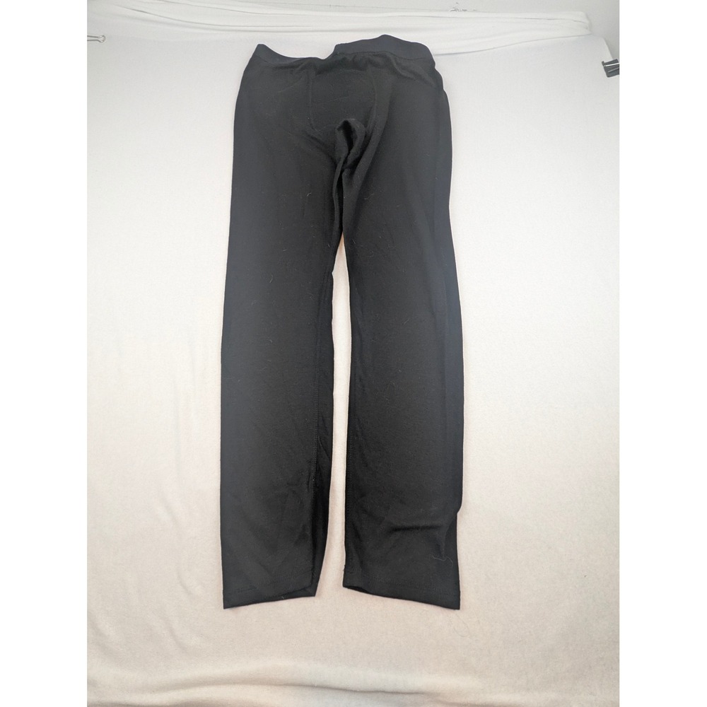 Omni-Wool Mens XL Black Thermal Base Layer Pants Wool Blend Leggings RN47325 - Picture 2 of 12